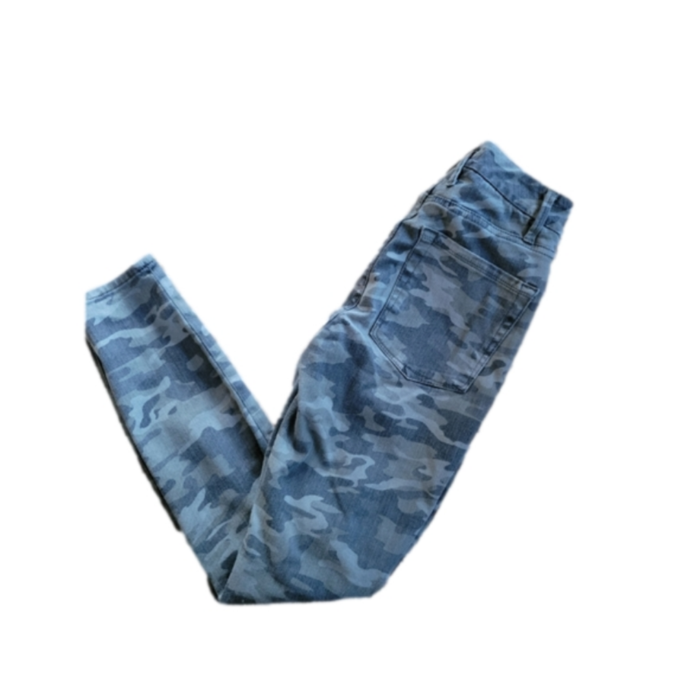 Good American Camo Good Waist Skinny High Waist Jeans-Size 2/26 - Picture 3 of 5